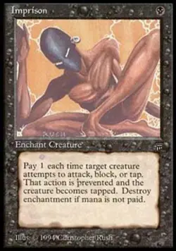 MTG English Imprison NM Normal Legends - Image 1