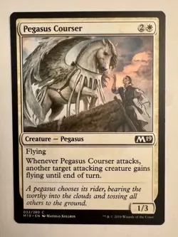Pegasus Courser (032) Core Set 2019 M19 MTG Magic - Image 1