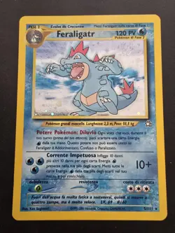 Pokemon Feraligatr 5/111 Neo Genesis Rara Holo ITA - Image 3