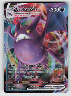 Crobat VMAX Pokemon Shining Fates 045/072 Full Art Ultra Rare NM - Image 1