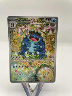 Seismitoad 105/086 Illustration Rare Shinji Kanada Pokemon Black Bolt P10 [Mint] - Image 1