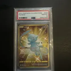 Pokemon 2021 Celebrations Classic Collections Mew #025 Gold Rare PSA 10 - Image 1