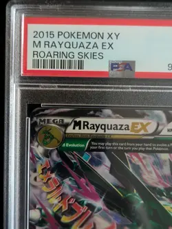 PSA 9 M Rayquaza EX 76/108 Ultra Rare 2015 Pokemon XY Roaring Skies - Image 2
