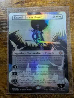 Elspeth, Storm Slayer (Borderless) Tarkir: Dragonstorm Foil, Never played - Image 1