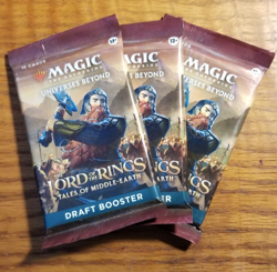 Magic the Gathering: Lord of the Rings Tales of Middle-Earth Draft Booster Pack! - Image 1