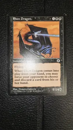 x 1 Ebon Dragon Portal MTG Vintage WOTC LP - Image 1