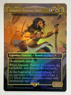 Amunet Tyrants End Queen Marchesa Secret Lair Rainbow Foil MTG NM #1559 - Image 1