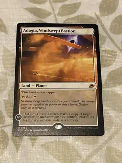 Adagia, Windswept Bastion - Edge of Eternities - MTG White Dot Error - Image 1