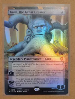 MTG | FOIL Karn, the Great Creator (Borderless) - Bloomburrow | NM/M - Image 1