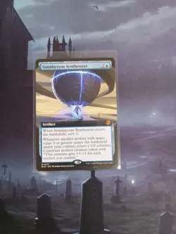 Simulacrum Synthesizer (Extended Art) - Outlaws of Thunder Junction MTG - Image 1