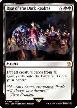 MTG Rise of the Dark Realms 283 Mythic Surge Foil Final Fantasy Commander - Image 1