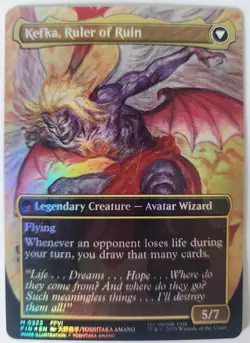 *READ DESCRIPTION* Kefka, Court Mage (Borderless) (0322) Final Fantasy Foil - Image 2