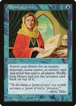 1 NM Mystical Tutor Mirage English MTG Original Printing - Image 1