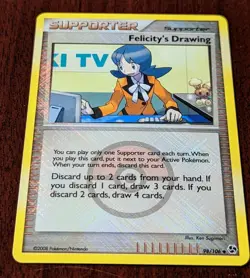 Pokemon League Promo Felicity's Drawing 98/106 Crosshatch Holo - NM - Image 2
