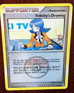 Pokemon League Promo Felicity's Drawing 98/106 Crosshatch Holo - NM - Image 3