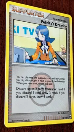 Pokemon League Promo Felicity's Drawing 98/106 Crosshatch Holo - NM - Image 5