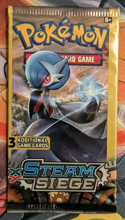 Pokemon 3 cards Booster Pack - XY steam Siege - Gardevoir - Factory Sealed - Image 1