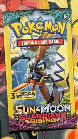 Pokemon Booster Pack Guardians Rising - 3 cards Tapu Koko - Factory Sealed - Image 1
