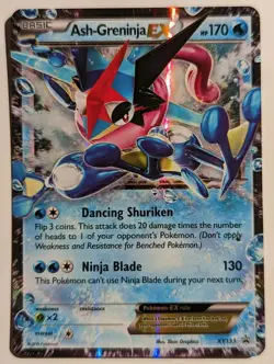 Ash-Greninja EX XY133 Ultra Rare Holo - Pokemon XY Promo - LP - Image 1