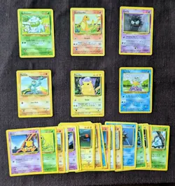 Base Set Unlimited Complete Common - 27 Pokemon cards (no trainers) - LP - Image 1