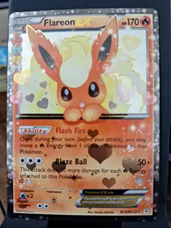 Flareon EX RC6-32 Generations: Radiant Collection Holo Rare Pokemon 2016 MP - Image 1