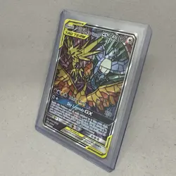 Moltres Zapdos Articuno GX Tag Team SM210 Pokemon Stained Glass Promo - Image 2