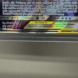Moltres Zapdos Articuno GX Tag Team SM210 Pokemon Stained Glass Promo - Image 3
