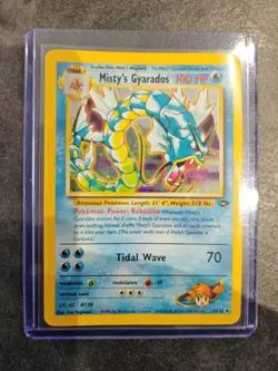 Pokemon Misty's Gyarados 13/132, Holo Unlimited Excellent LP/NM Condition - Image 1