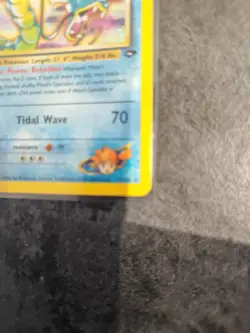Pokemon Misty's Gyarados 13/132, Holo Unlimited Excellent LP/NM Condition - Image 4