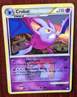 Pokemon League Promo Crobat 14/95 Crosshatch Holo Promo - NM - Image 3