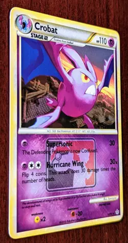 Pokemon League Promo Crobat 14/95 Crosshatch Holo Promo - NM - Image 5