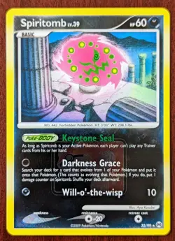 Spiritomb 32/99 Crosshatch Holo Promo - 2010 Pokemon League - NM - Image 1