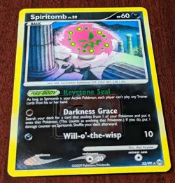 Spiritomb 32/99 Crosshatch Holo Promo - 2010 Pokemon League - NM - Image 2