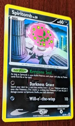 Spiritomb 32/99 Crosshatch Holo Promo - 2010 Pokemon League - NM - Image 4