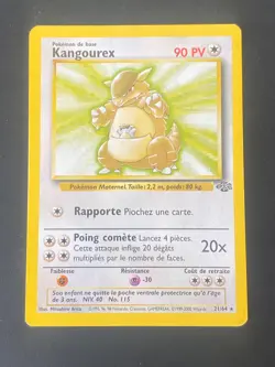 CARTE POKEMON KANGOUREX 21/64 FR RARE WIZARDS JUNGLE - TBE - Image 1