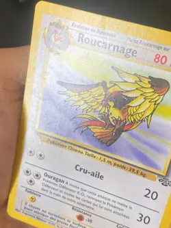 CARTE POKEMON ROUCARNAGE 24/64 FR RARE WIZARDS JUNGLE - TBE/EXC - Image 2