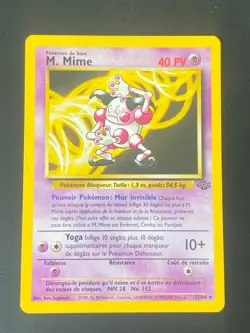 CARTE POKEMON M. MIME 22/64 FR RARE WIZARDS JUNGLE - TBE/EXC - Image 1