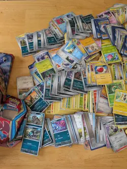 Huge Pokemon TCG Cards Collection Lot- 10LB Bulk- 4 Tins - Image 4