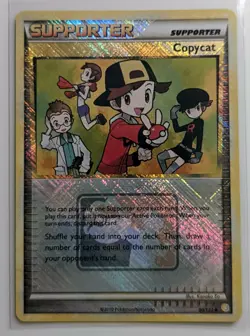 Copycat 90/123 Supporter - Crosshatch Holo Promo - Pokemon League - Mint - Image 1