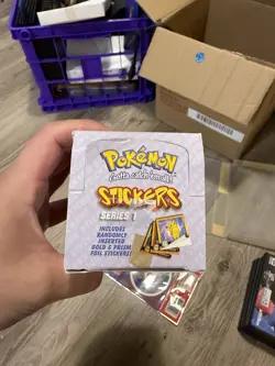Pokemon Stickers Series 1 Original 1999 Full Retail Display Box Artbox Open Box - Image 5