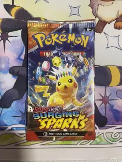 Pokemon TCG: S&V - Surging Sparks - Booster Pack (1x Pack) [New Sealed] pikachu - Image 1