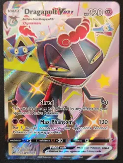 Dragapult VMAX SWSH097 Black Star Promos Full Art Shiny Holo Pokemon TCG 2021 NM - Image 1