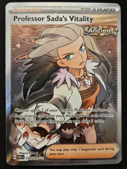 Professor Sada's Vitality 239/182 S&V Paradox Rift FA Ultra Rare Holo Pokemon NM - Image 1