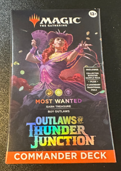 Magic the Gathering MTG Outlaws of Thunder Junction Most Wanted Commander Deck - Image 1
