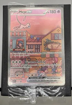 Mew Ex SVP 053 Scarlet Violet 151 UPC Black Star Promo Card Pokemon TCG Sealed - Image 1