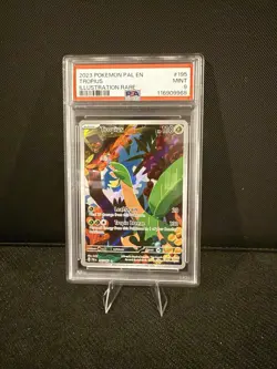 2024 Pokemon Mint PSA 9 Tropius #195/164 SV Paldea Evolved Illustration Rare IR - Image 1