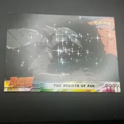 THE REBIRTH OF ASH #38 - TOPPS BLACK Logo - MEWTWO STRIKES BACK POKEMON CARD NM - Image 1