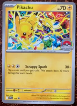 🔥 Pokemon TCG 🔥 Pikachu Promo 2025 World Championships #225 Near Mint - Image 1