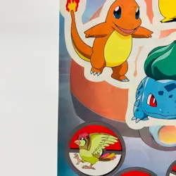 (NM) Unpeeled Pokemon Jumbo Carddass Sealdass No8 Pikachu Charmander 1998 - Image 4