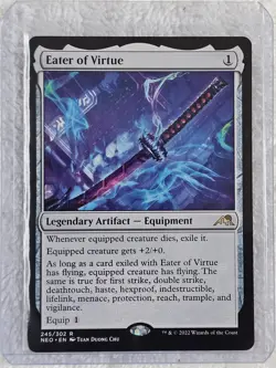 MTG Eater of Virtue #245 Kamigawa Neon Dynasty Magic Card Rare NM - Image 5
